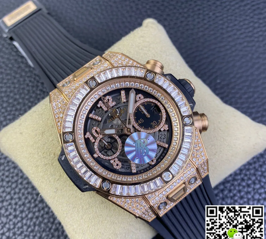 Hublot BIG BANG Unico 421.OX.1180.RX.0904 BB Factory 1:1 Best Edition Replica Watch Black Strap